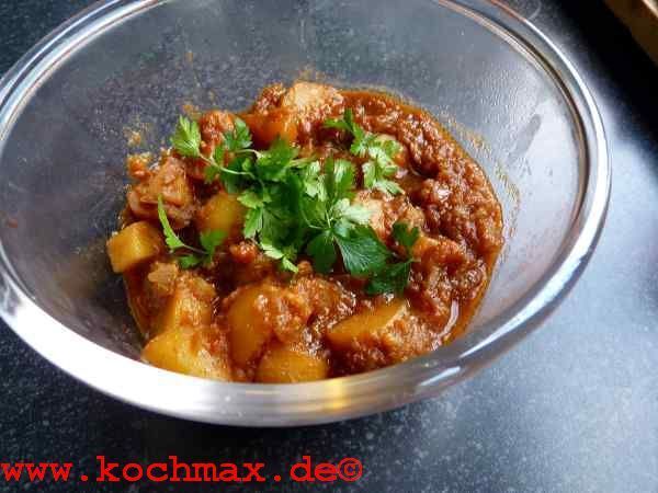 Aloo curry - Kartoffel-Curry