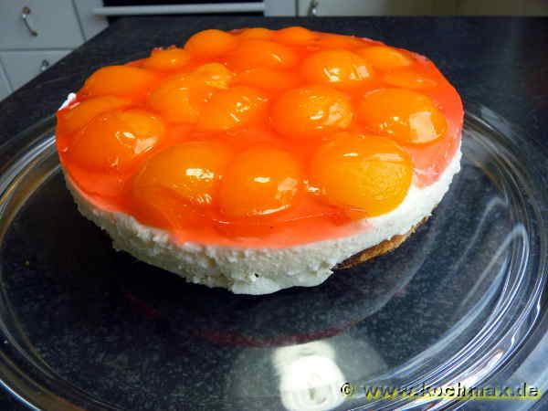 Aprikosen-Quark-Torte