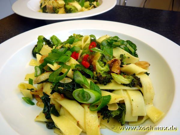 Broccoli-Spinat-Pasta
