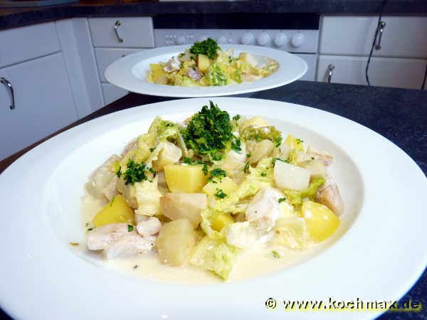 Gemüse-Fisch-Topf mit Gremolata