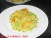 Curryreis mit Huhn und Erbsen