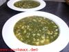 Kartoffel-Spinat-Suppe mit Speck