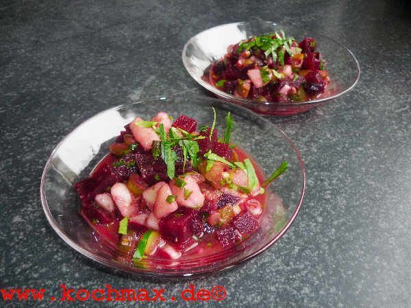 Rote-Bete-Salat mit Birne