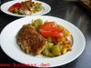 Sesam-Rotbarsch-Filet mit Gurken-Gemüse