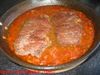 Tomaten-Cognac-Sauce zu Rindersteaks